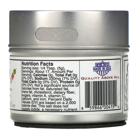 Gustus Vitae, Sal gourmet, Sal marina ahumada, 3 oz (84 g)
