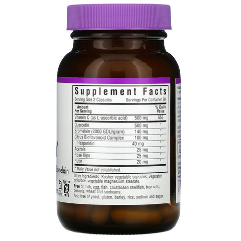 Bluebonnet Nutrition, Super Quercetin, 60 Vegetable Capsules