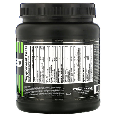 Kaged Muscle, PRE-KAGED, Pre-Workout Primer, Pink Lemonade, 1,30 lb (588 g)