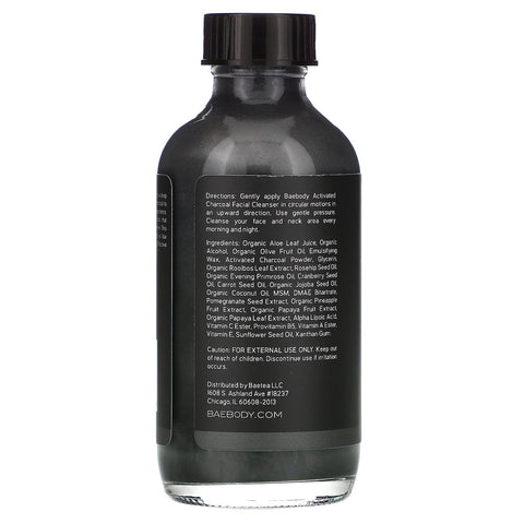 Baebody, aktivt kul ansigtsrens, 4 fl oz (120 ml)