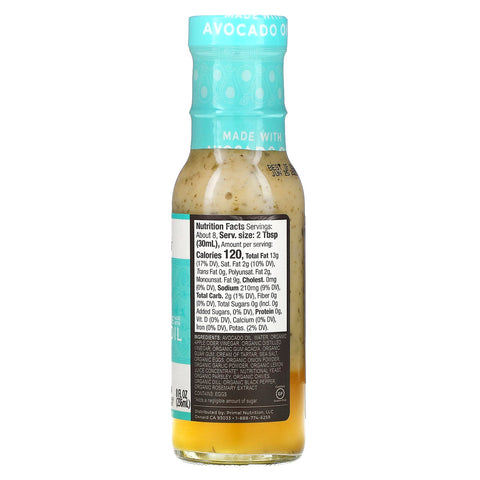 Primal Kitchen, Aderezo ranchero y adobo elaborado con aceite de aguacate, 8 fl oz (236 ml)