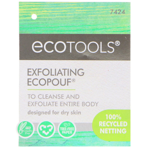 EcoTools, Esponja exfoliante EcoPouf, 1 esponja