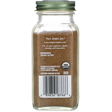 Simply, nuez moscada molida, 65 g (2,30 oz)