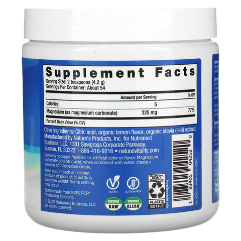 Naturlig vitalitet, ROLIG, Anti-Stress drink Mix, sød citron smag, 8 oz (226 g)