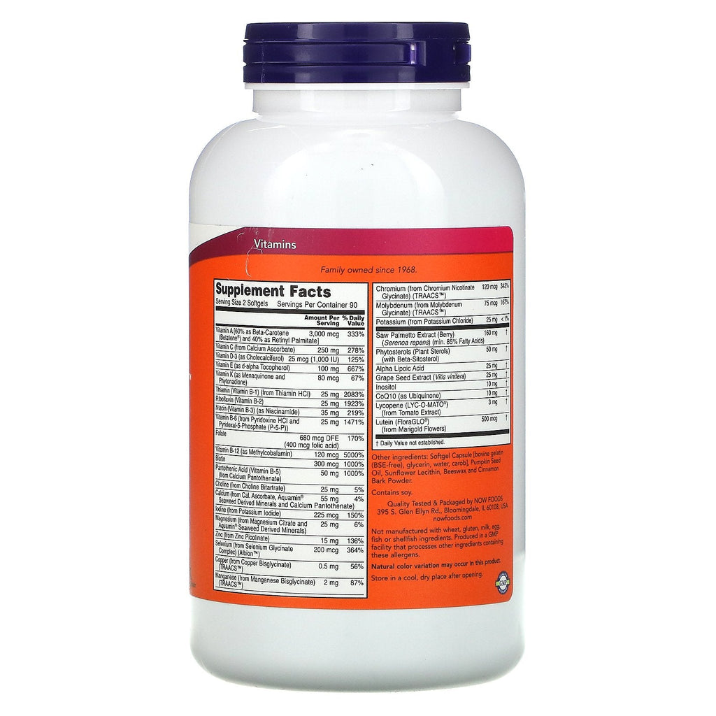 Now Foods, ADAM, Superior Herre Multi, 180 Softgels