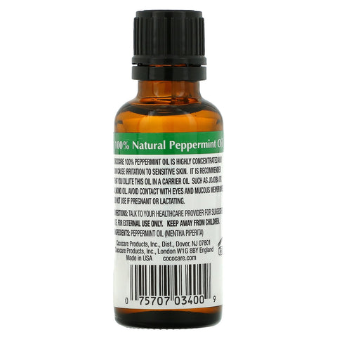 Cococare, 100 % naturlig pebermynteolie, 1 fl oz (30 ml)