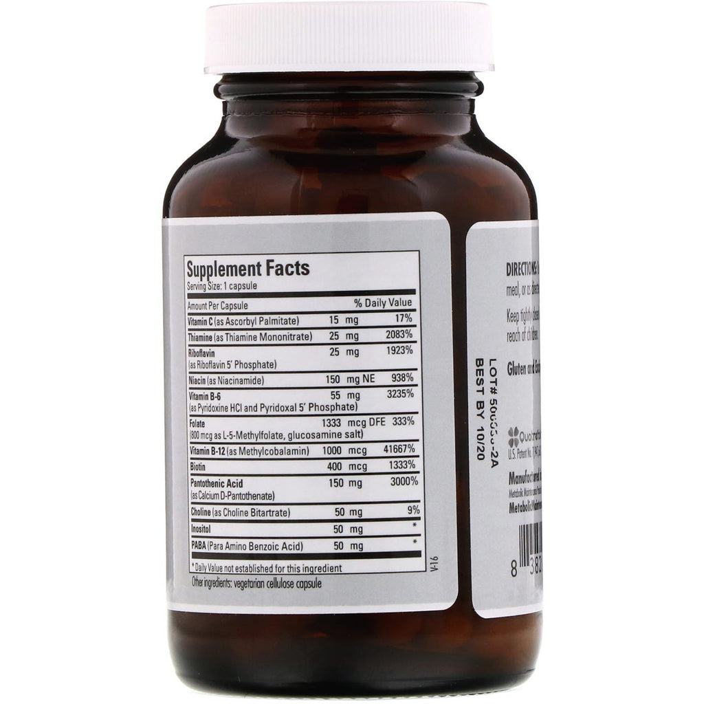 Metabolisk vedligeholdelse, B-kompleks, phosphoryleret, 100 kapsler