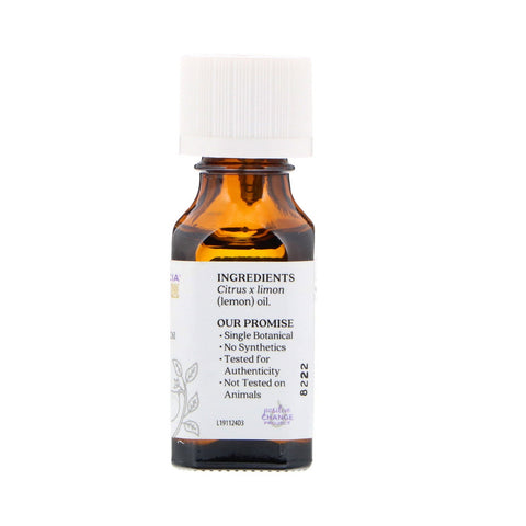 Aura Cacia, Aceite esencial puro, Limón, 15 ml (0,5 oz. líq.)