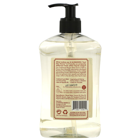A La Maison de Provence, Jabón líquido para manos y cuerpo, Flor de cítricos, 500 ml (16,9 oz. líq.)
