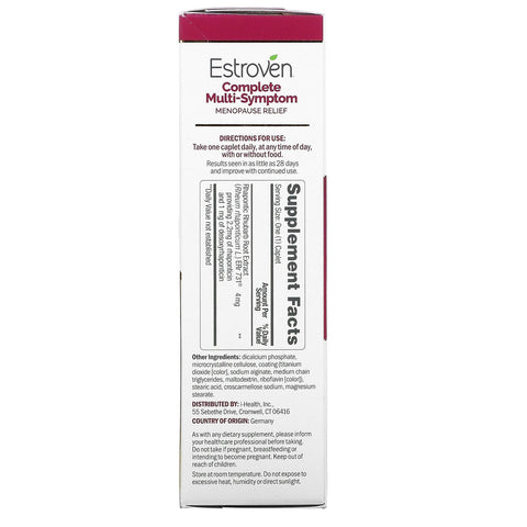 Estroven, komplet multi-symptom overgangsalder lindring, 60 kapletter