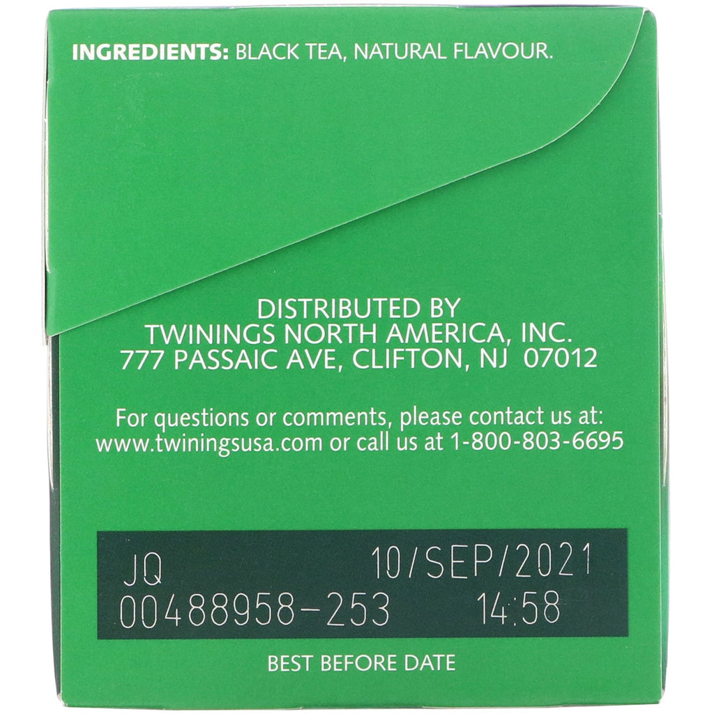 Twinings, sort te, julete, 20 teposer, 1,41 oz (40 g)
