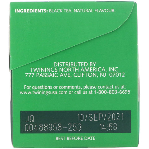 Twinings, sort te, julete, 20 teposer, 1,41 oz (40 g)