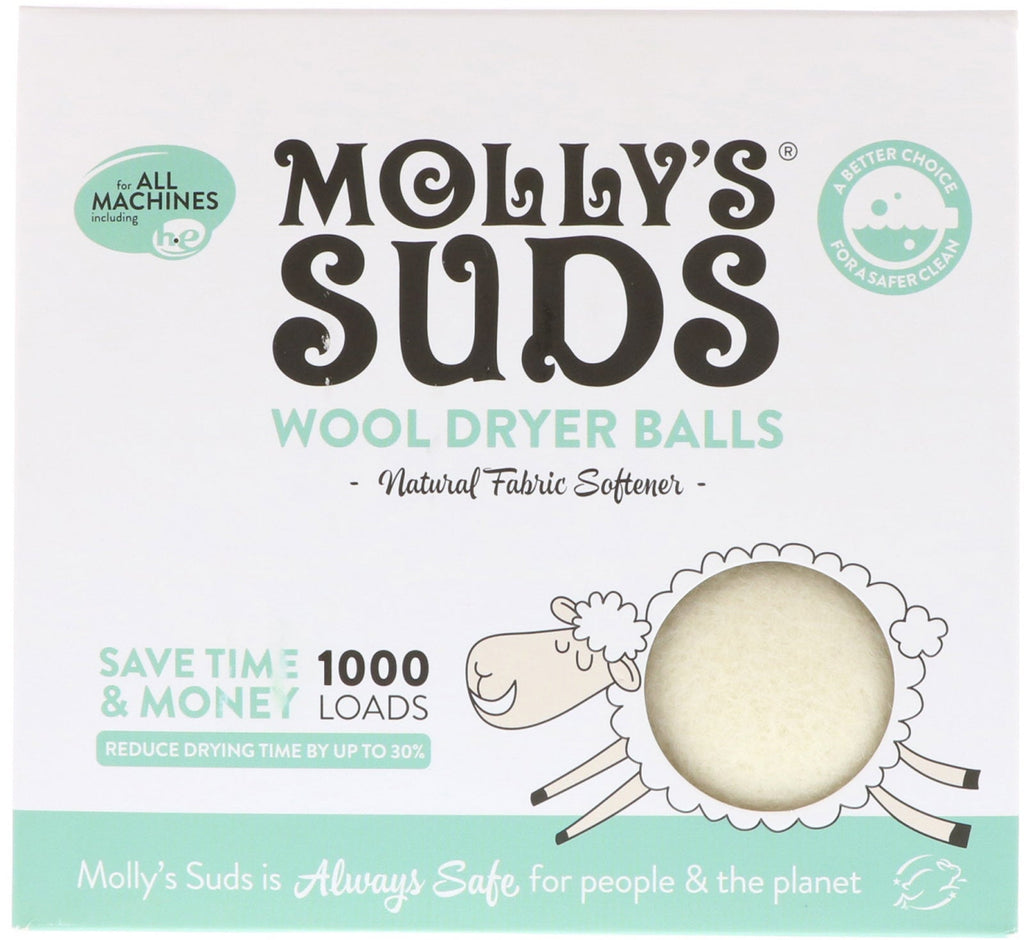 Molly's Suds, Uldtørrekugler, 3 Bolde