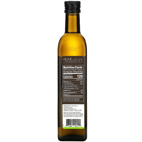 Primal Kitchen, Aceite de aguacate, 500 ml (16,9 oz. líq.)