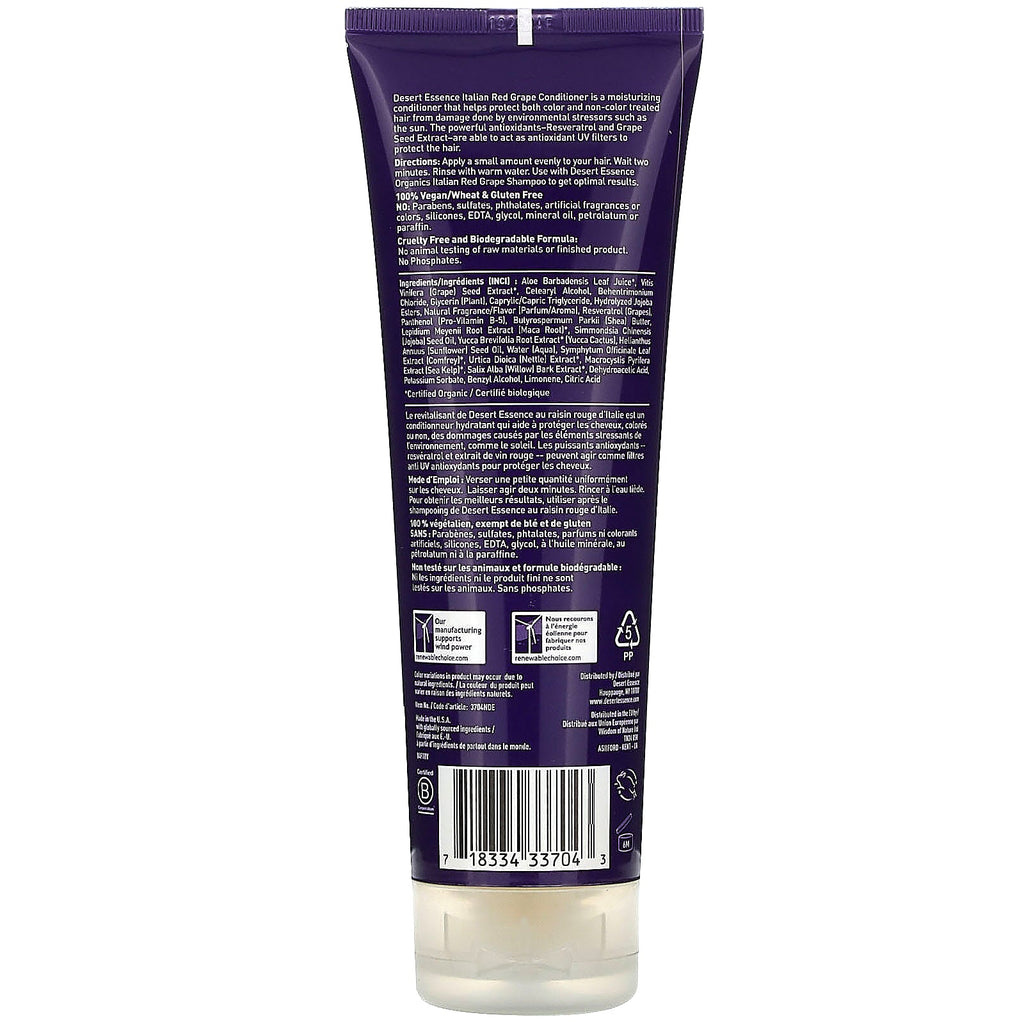 Desert Essence, balsam, italiensk rød drue, 8 fl oz (237 ml)