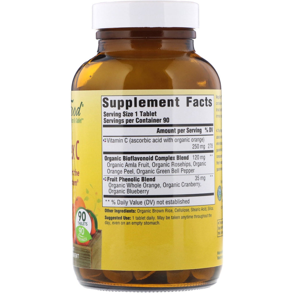 MegaFood, Complex C, 90 tabletter