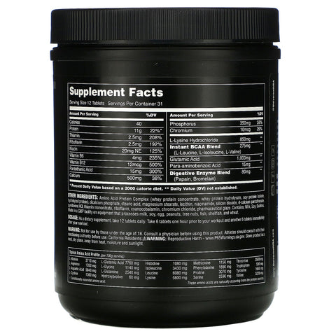 Universal Nutrition, Amino Tech, All-In-One Amino Formula, 375 tabletter