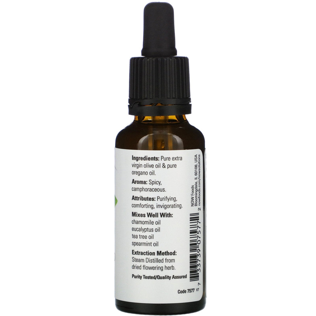 Now Foods, æteriske olier, Oreganoolie, 1 fl oz (30 ml)