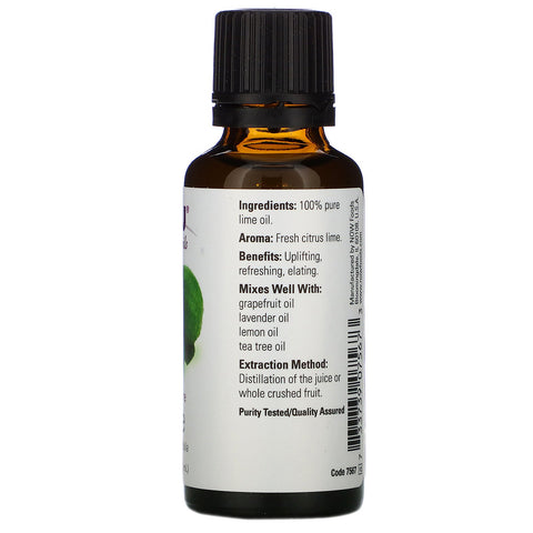 Now Foods, Aceites esenciales, Lima, 1 fl oz (30 ml)