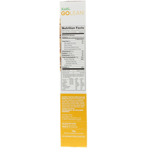 Kashi, ¡GoLean Crunch! Cereal de lino y miel, almendras, 397 g (14 oz)