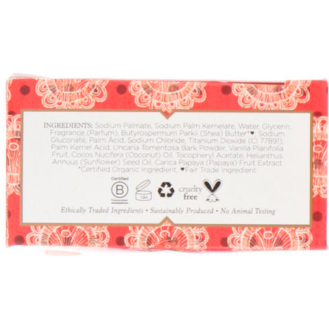 Nubian Heritage, Jabón en barra de coco y papaya, 5 oz (142 g)
