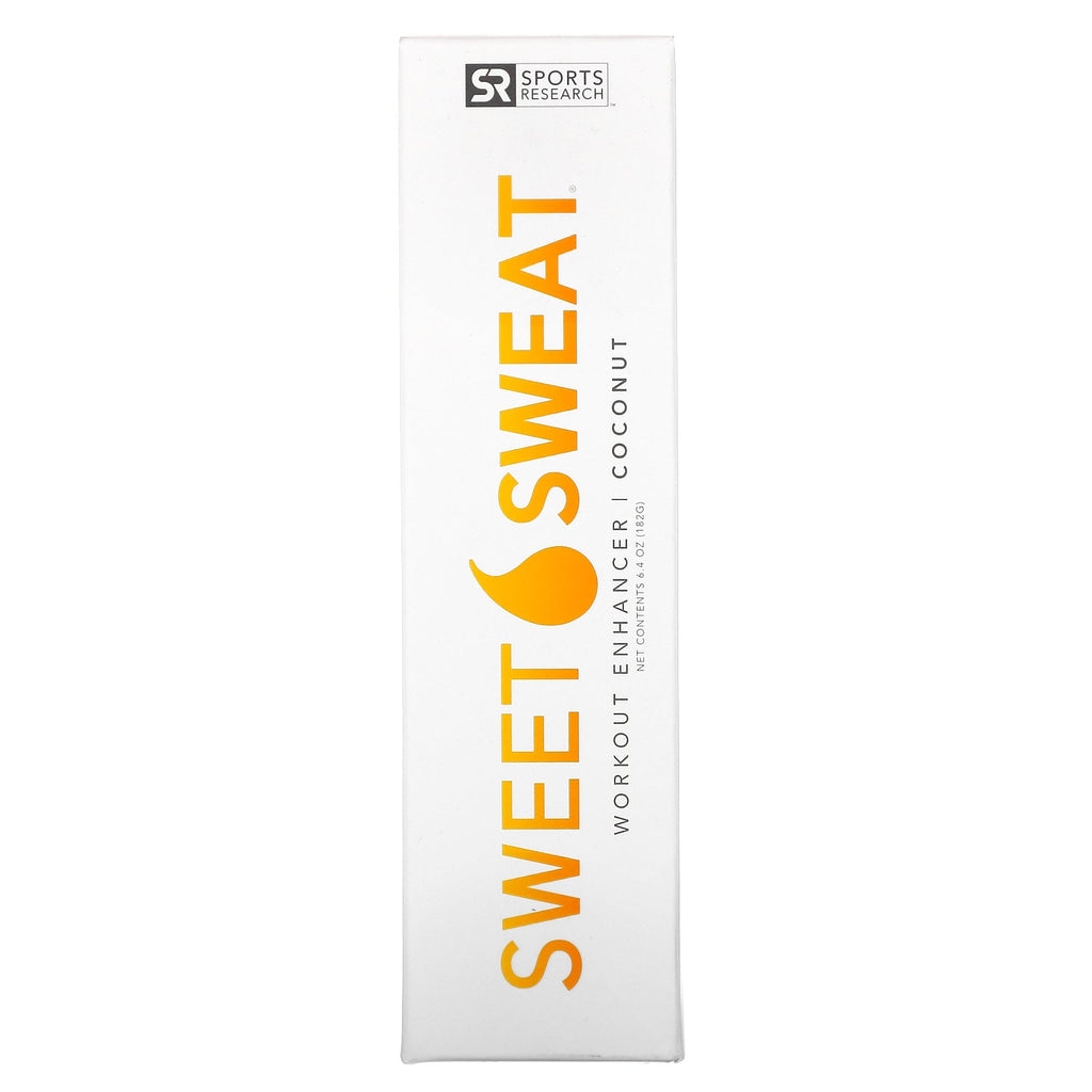 Sportsforskning, Sweet Sweat Workout Enchancer, kokosnød, 6,4 oz (182 g)