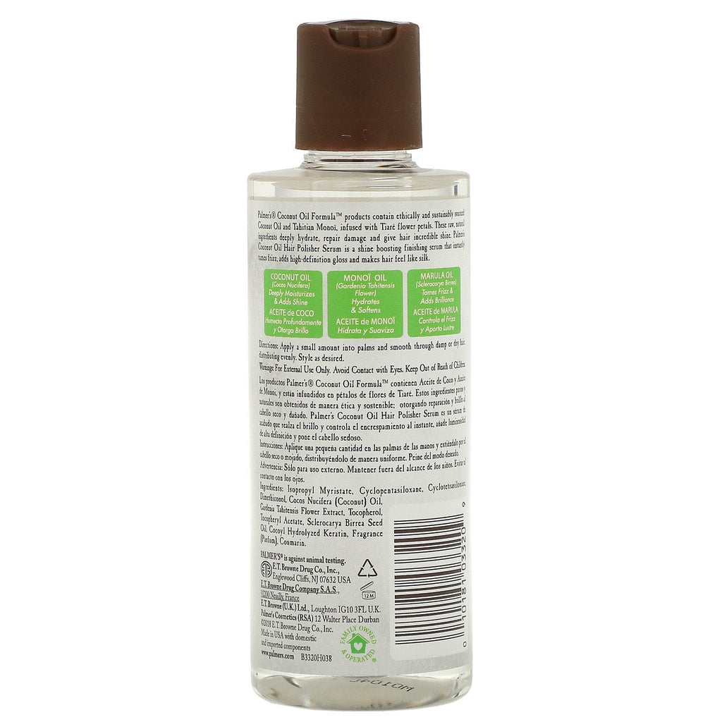 Palmer's, kokosolieformel, hårpoleringsserum, 6 fl oz (178 ml)