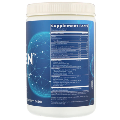 MRM, DRIVEN, Pre-Workout Boost, Blandede bær, 12,3 oz (350 g)