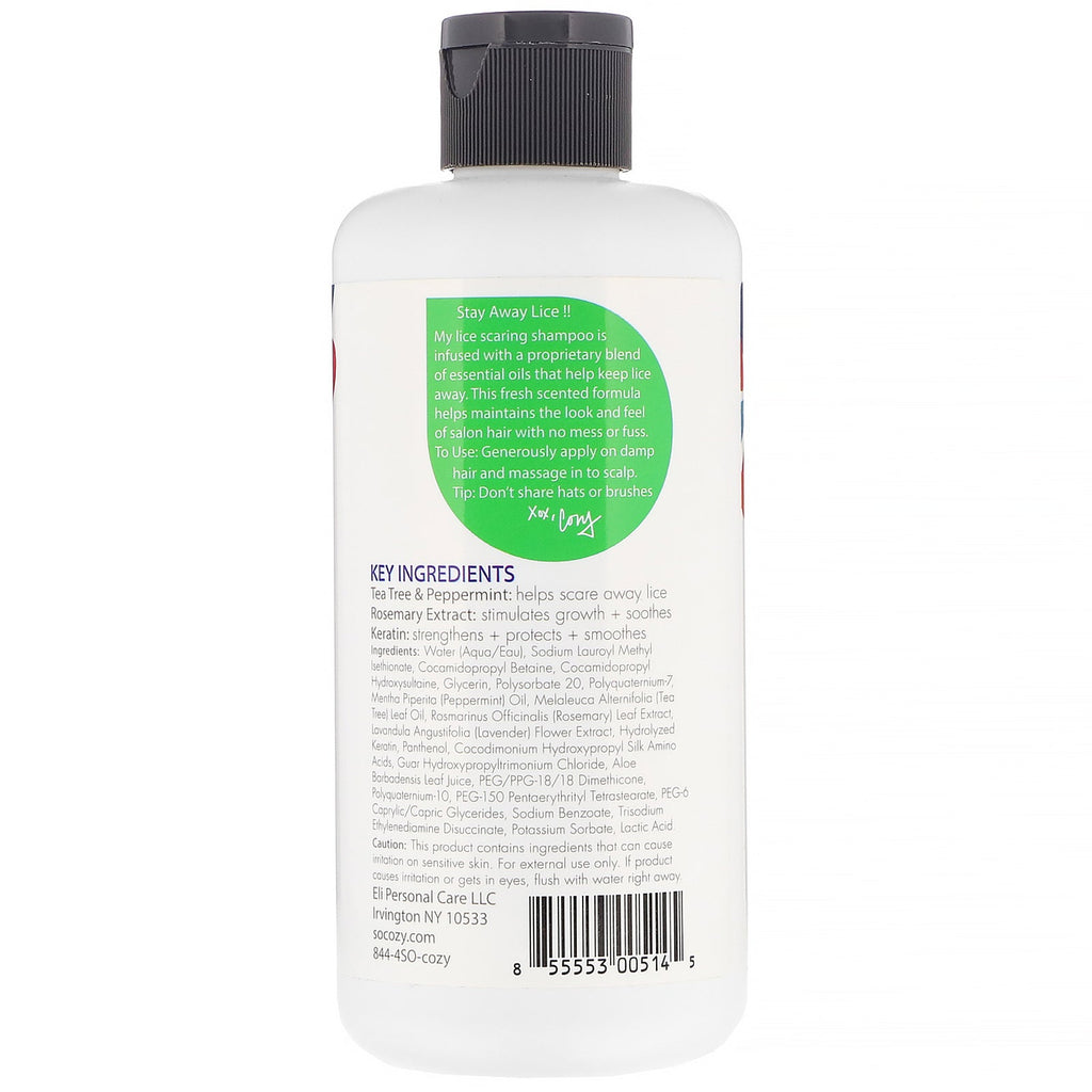 Så hyggeligt, børn, Boo! Luseskræmmende shampoo, 8 fl oz (237 ml)