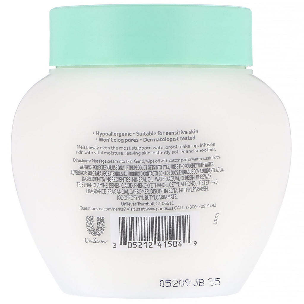 Pond's, Cold Cream, desmaquillante, 9,5 oz (269 g)