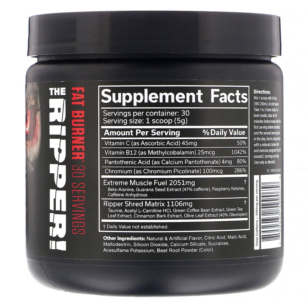 JNX Sports, The Ripper, Fat Burner, Watermelon Candy, 5.3 oz (150 g)