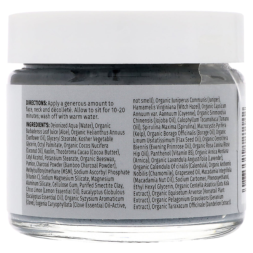 Reviva Labs, bambuskul, poreminimerende maske, 2 oz (55 g)