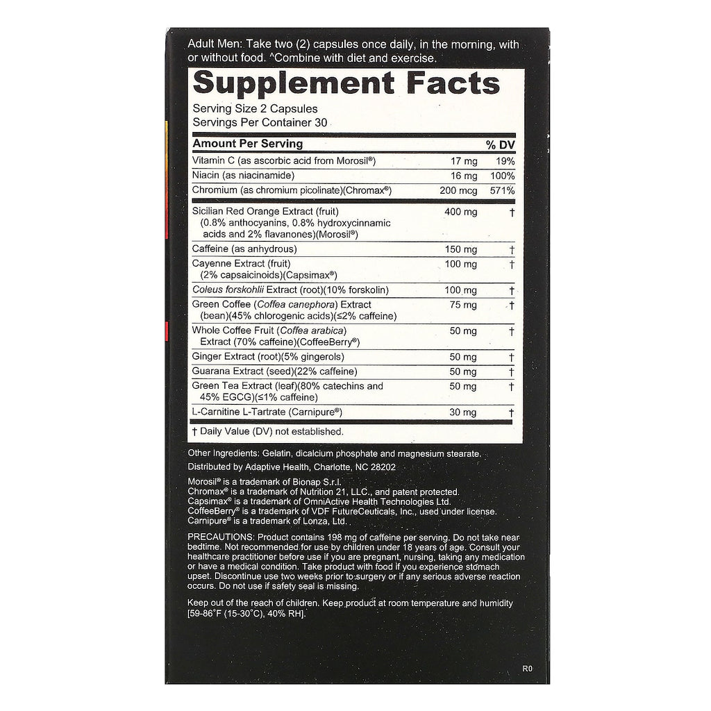 Nugenix, Thermo, Extreme Metabolic Accelerator, 60 kapsler