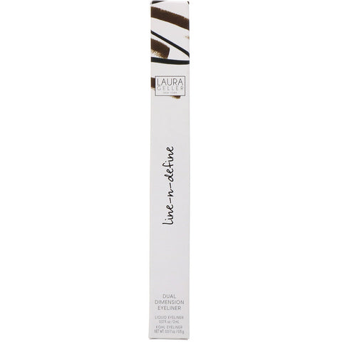 Laura Geller, Line-N-Define, Dual Dimensional Eyeliner, Liquid & Kohl Eyeliner, Sort/brun, 0,07 fl oz (2 ml) / 0,017 oz (0,5 g)