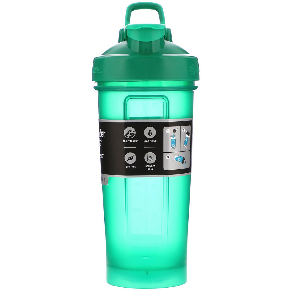 Blenderflaske, Classic With Loop, Emerald Green, 28 oz (828 ml)