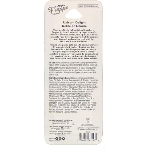 Lip Smacker, Frappe Cup Lip Balm, Unicorn Delight, 0,26 oz (7,4 g)