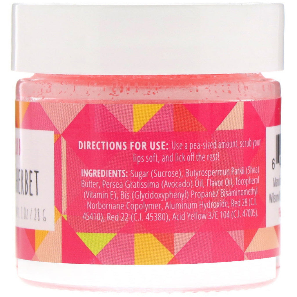Fizz &amp; Bubble, Lip Scrub, Rainbow Sherbet, 1 oz (28 g)