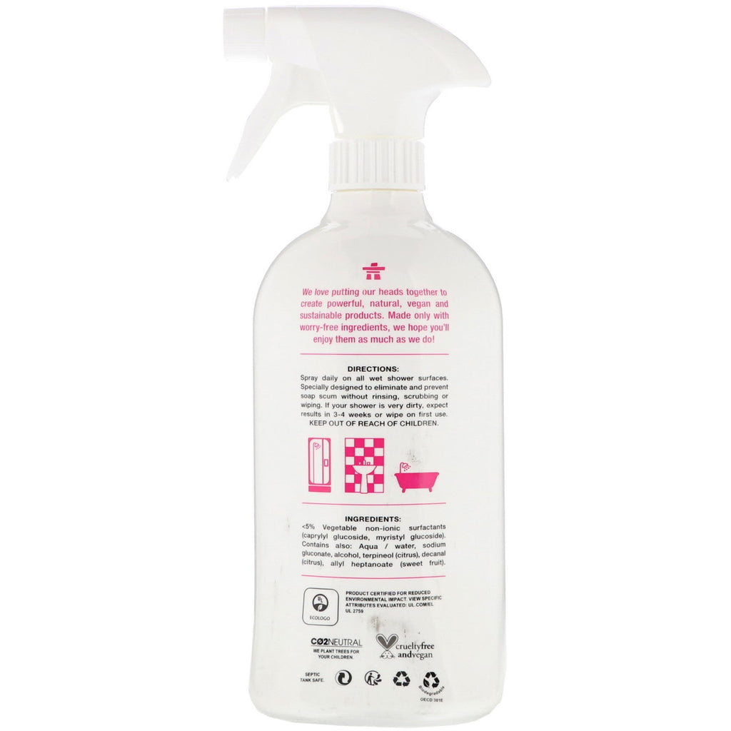 ATTITUDE, dagligt brusebad og fliser, citrusskal, 800 ml (27,1 fl oz)