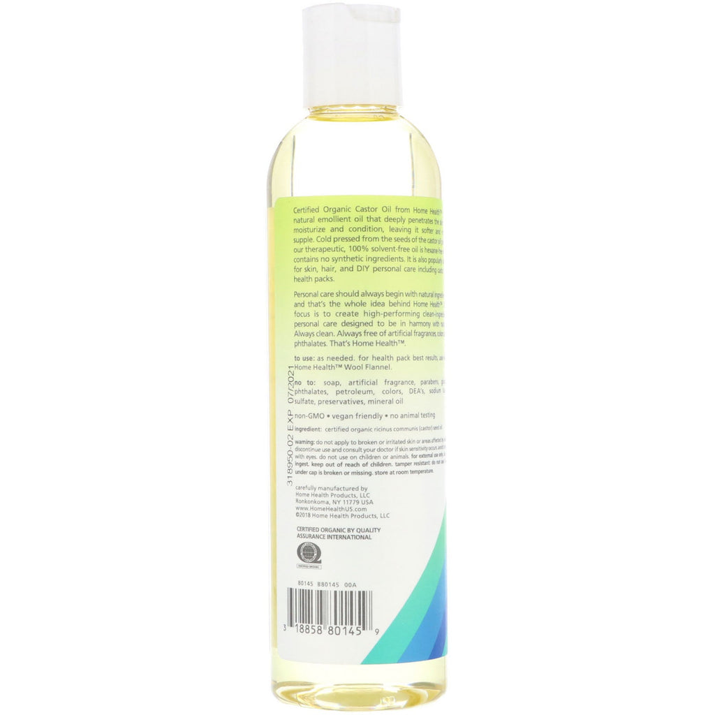 Home Health, ricinusolie, 8 fl oz (236 ml)