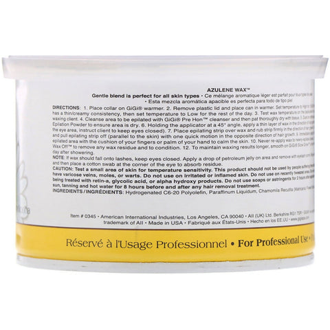 Gigi Spa, Azulene voks, 13 oz (368 g)