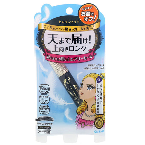 KissMe, Heroine Make, Long & Curl Mascara, Super Film, #01 Super Black, 0,21 oz (6 g)