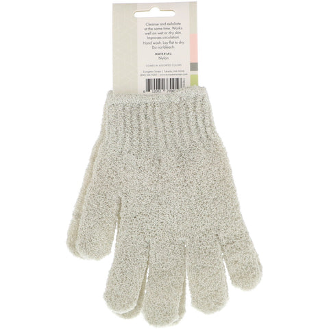 Jabones Europeos, Urbana, Spa Prive, Guantes Exfoliantes, 1 Par