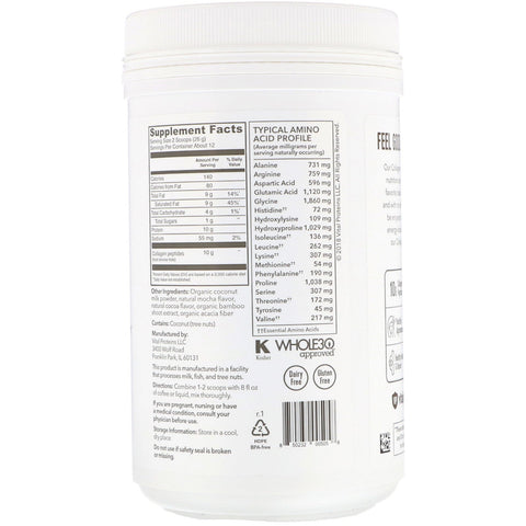 Vital Proteins, Collagen Creamer, Mocha, 11.2 oz (317 g)