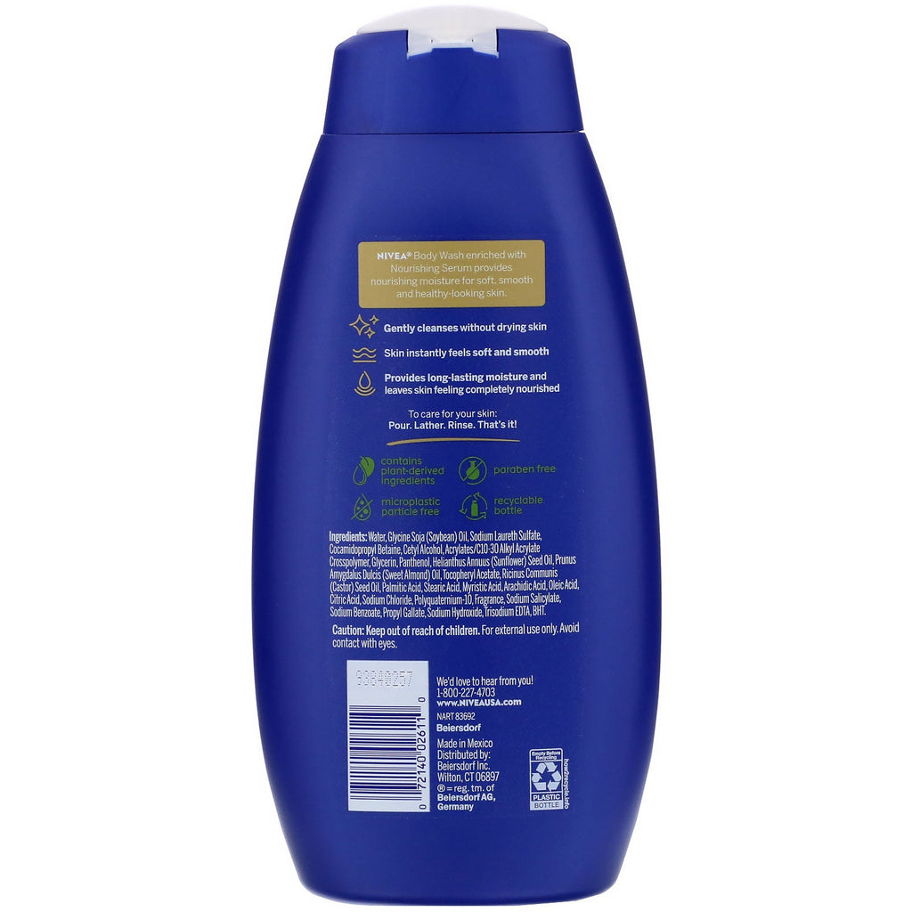 Nivea, Nourishing Body Wash, Nourishing Care, 20 fl oz (591 ml)