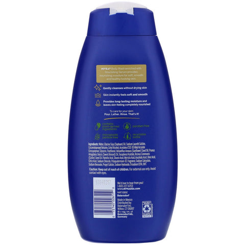 Nivea, Nourishing Body Wash, Nourishing Care, 20 fl oz (591 ml)