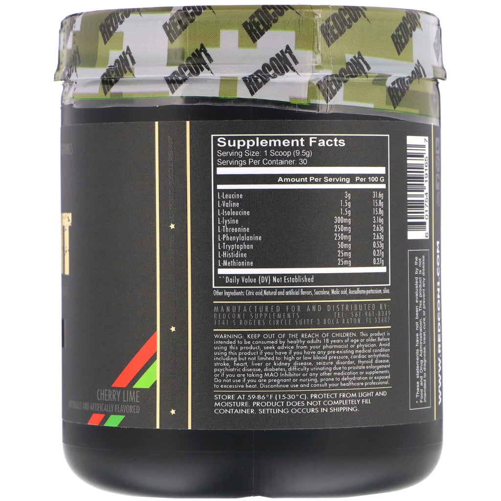 Redcon1, Grunt, EAA, Cherry Lime, 10.05 oz (285 g)