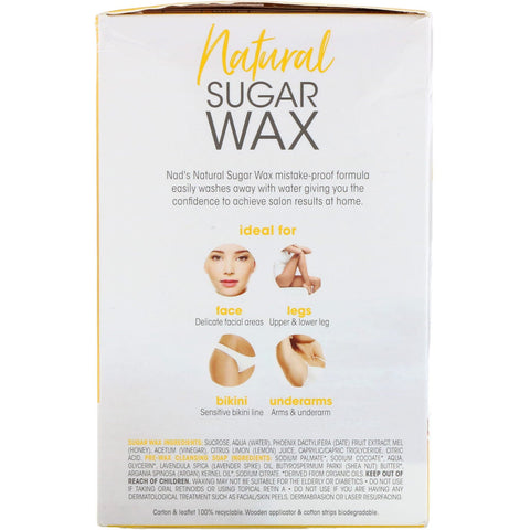 Nad's, naturlig sukkervoks, 6 oz (170 g)