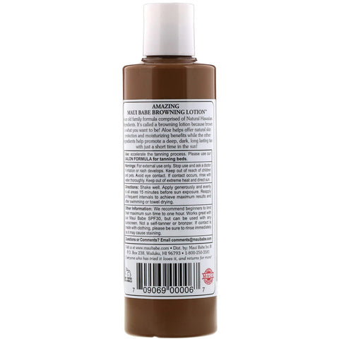 Maui Babe, Amazing Browning Lotion, 8 fl oz (236 ml)