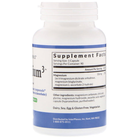InterPlexus, Magnesium3, 90 kapsler
