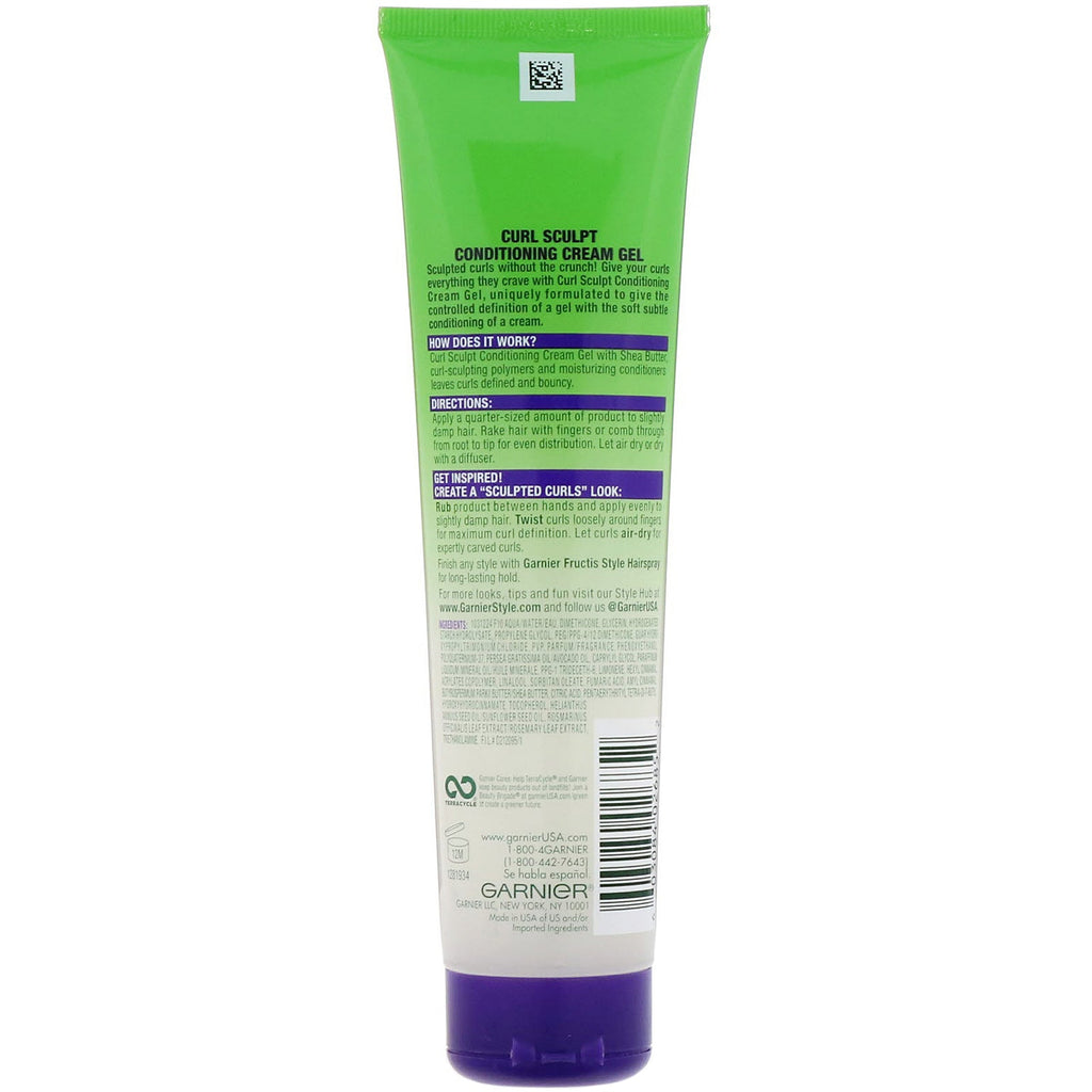 Garnier, Fructis, Curl Sculpt, Conditioning Cream Gel, 5,1 fl oz (150 ml)